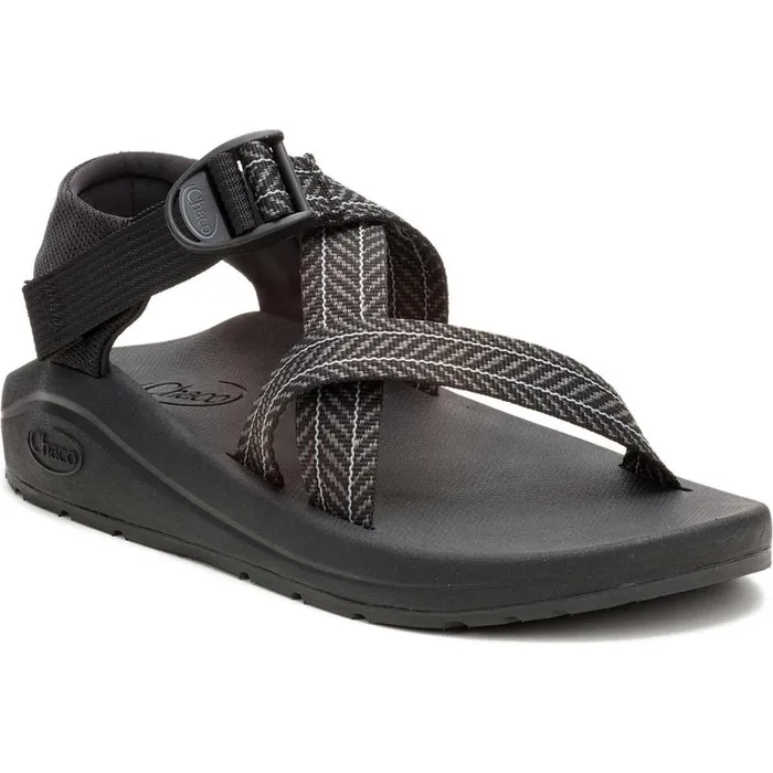 Sandals Men Chaco CushZ Extra Cushioned Sandal Frond Black Sandals Men Chaco CushZ Extra Cushioned Sandal Frond Black