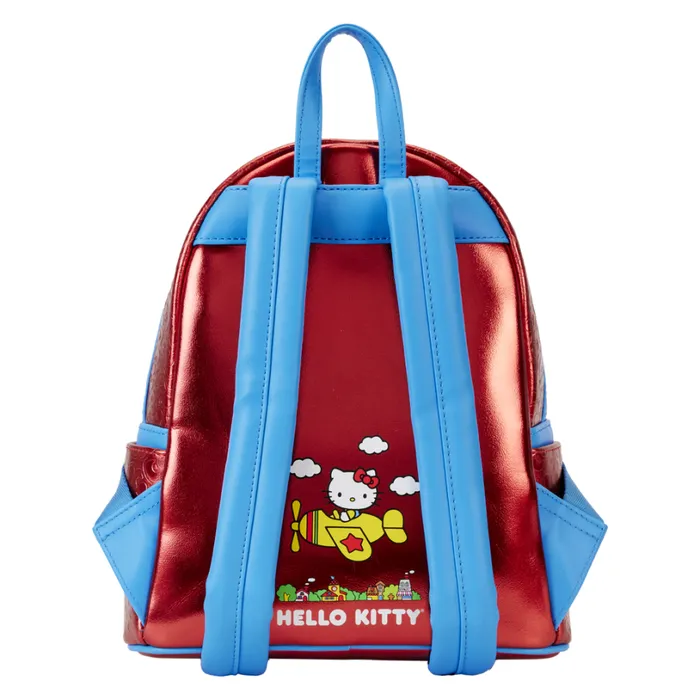 Sanrio Hello Kitty 50th Anniversary Coin Bag Metallic Mini Backpack Unisex Loungefly Backpacks Sanrio Hello Kitty 50th Anniversary Coin Bag Metallic Mini Backpack Unisex Loungefly Backpacks