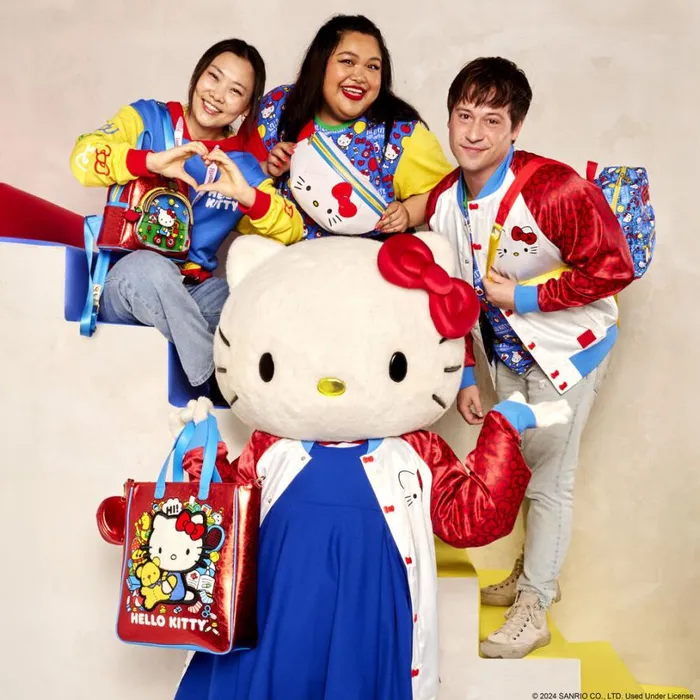 Sanrio Hello Kitty 50th Anniversary Coin Bag Metallic Mini Backpack Unisex Loungefly Backpacks Sanrio Hello Kitty 50th Anniversary Coin Bag Metallic Mini Backpack Unisex Loungefly Backpacks