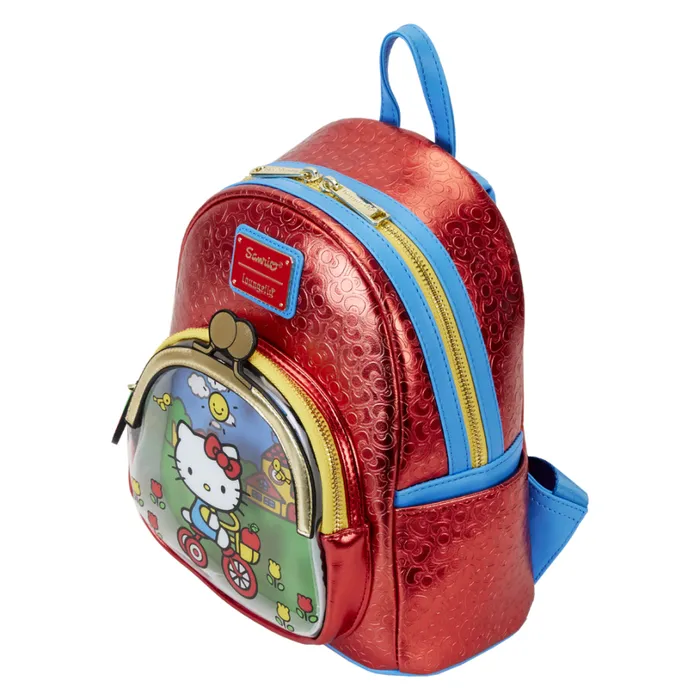 Sanrio Hello Kitty 50th Anniversary Coin Bag Metallic Mini Backpack Unisex Loungefly Backpacks Sanrio Hello Kitty 50th Anniversary Coin Bag Metallic Mini Backpack Unisex Loungefly Backpacks