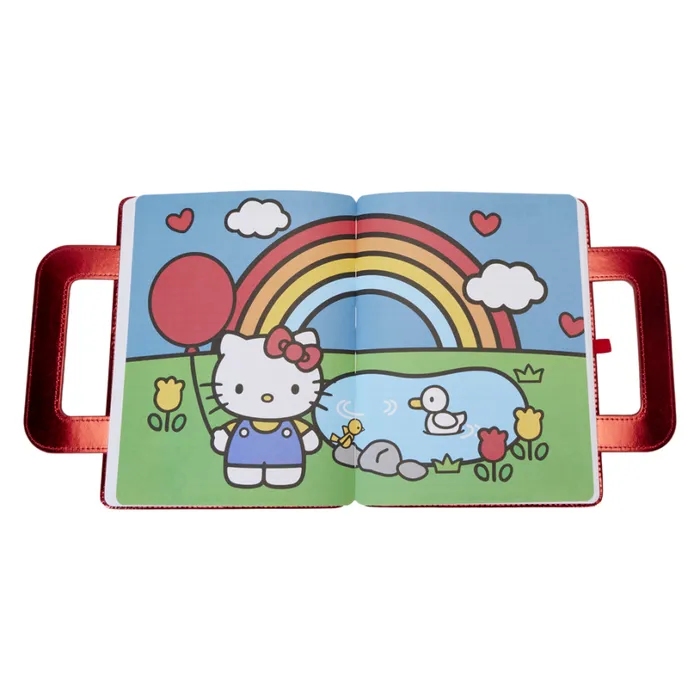 Sanrio Hello Kitty 50th Anniversary Metallic Lunchbox Stationery Journal Unisex Loungefly Small Accessories Sanrio Hello Kitty 50th Anniversary Metallic Lunchbox Stationery Journal Unisex Loungefly Small Accessories