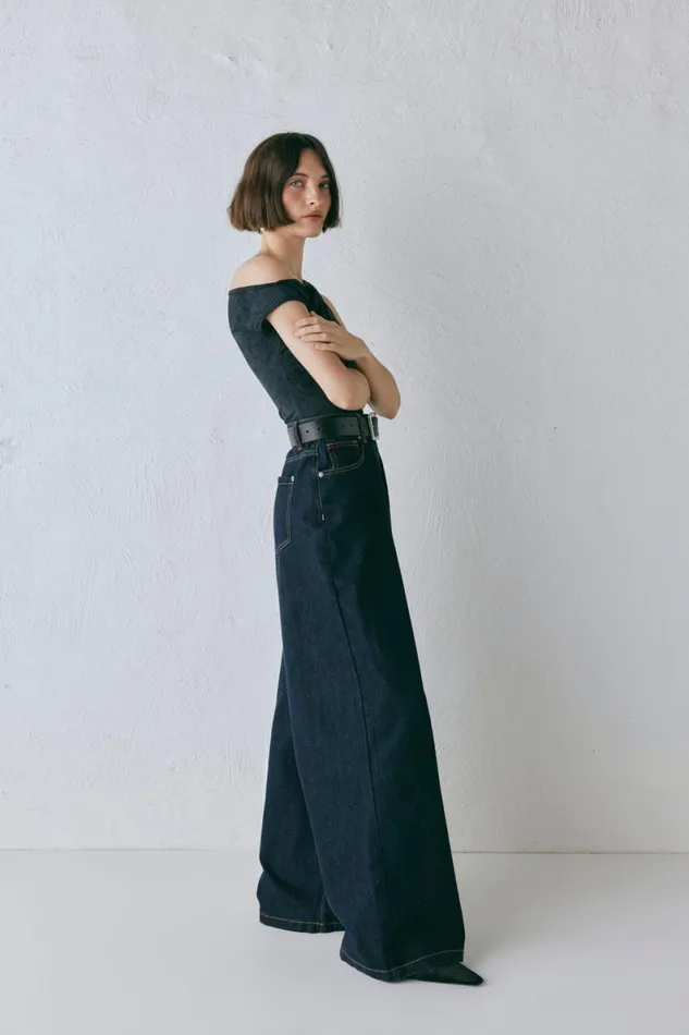 Sets Women VRG GRL Aston Denim Jeans Indigo Sets Women VRG GRL Aston Denim Jeans Indigo