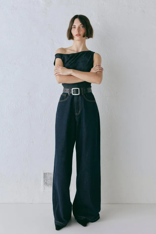 Sets Women VRG GRL Aston Denim Jeans Indigo Sets Women VRG GRL Aston Denim Jeans Indigo