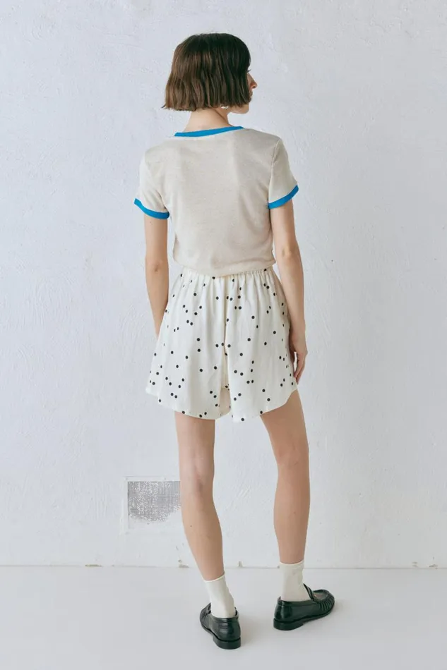Sets Women VRG GRL Eliza Linen Shorts Dot Sets Women VRG GRL Eliza Linen Shorts Dot