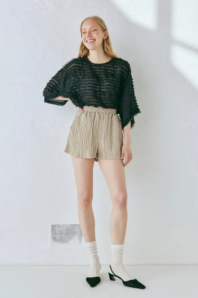 Sets Women VRG GRL The Sea and I Shorts Taupe