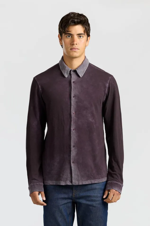 Shirts Men COTTON CITIZEN Presley Buttondown Vintage Eggplant