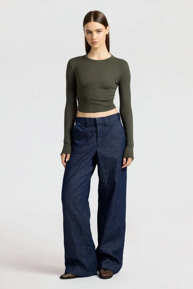 Shirts Women COTTON CITIZEN Verona Crop Shirt Alpine Shirts Women COTTON CITIZEN Verona Crop Shirt Alpine
