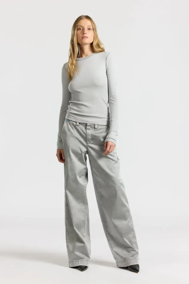 Shirts Women COTTON CITIZEN Verona Shirt Silver Cast Shirts Women COTTON CITIZEN Verona Shirt Silver Cast