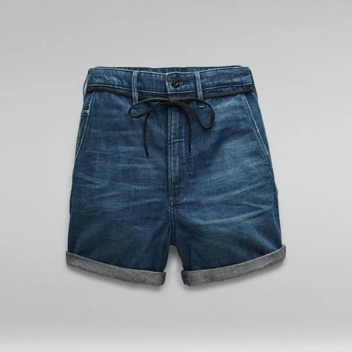 Shorts Women GStar RAW Lintell Shorts Worn In Atoll Blue