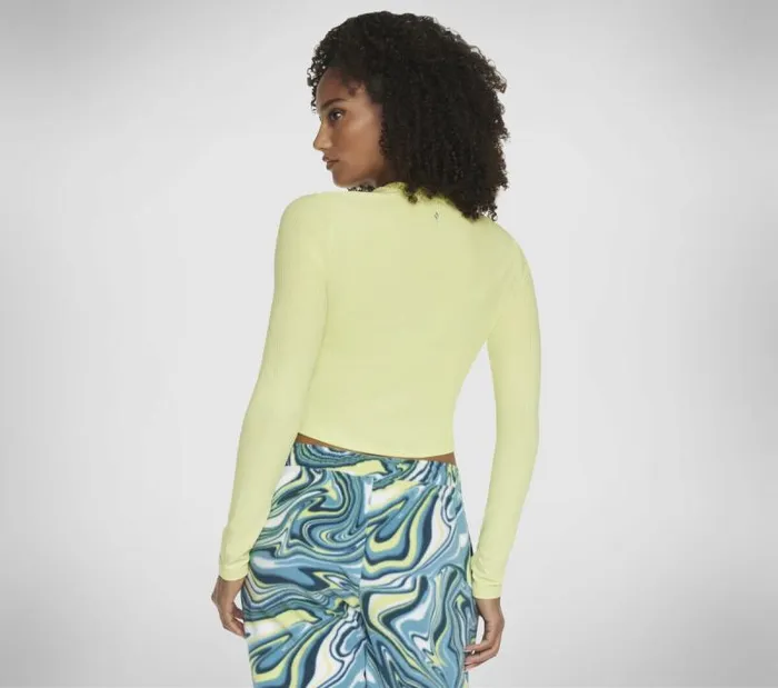 Skechers 2 Much Fun Long Sleeve Lime Women Tops