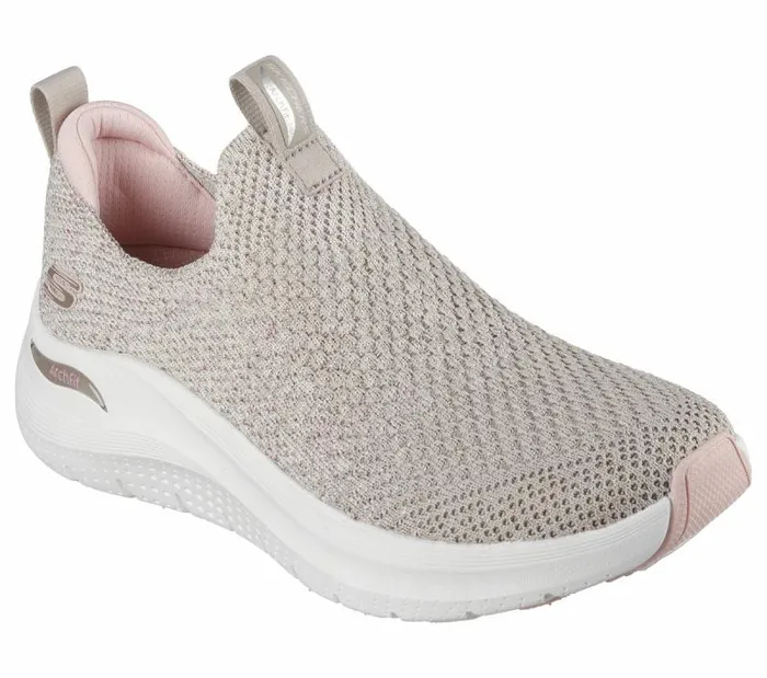 Skechers Arch Fit 20 8211 Sheer Shimmer Taupe Pink Women Athletic Sneakers Skechers Arch Fit 20 8211 Sheer Shimmer Taupe Pink Women Athletic Sneakers