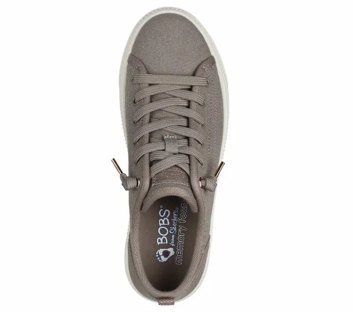 Skechers BOBS Copa Taupe Women Casual Sneakers