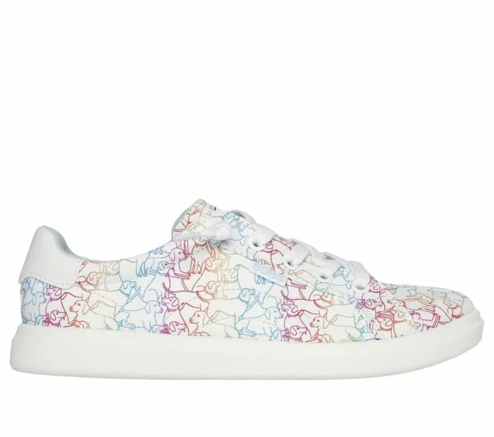 Skechers BOBS D039Vine 8211 Doggy Daycare White Multi Women Casual Sneakers