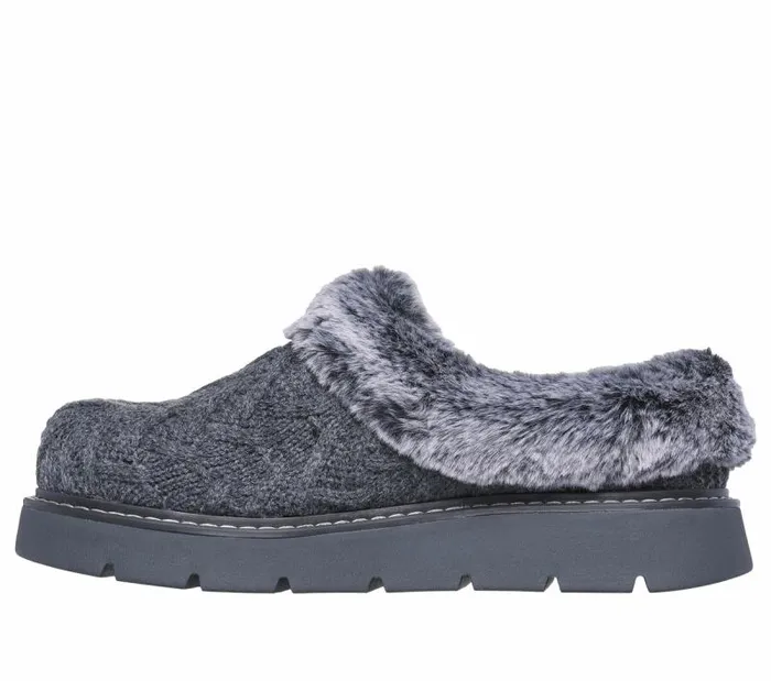 Skechers BOBS Keepsakes Lite 8211 Warm Regards Charcoal Women SlipOns