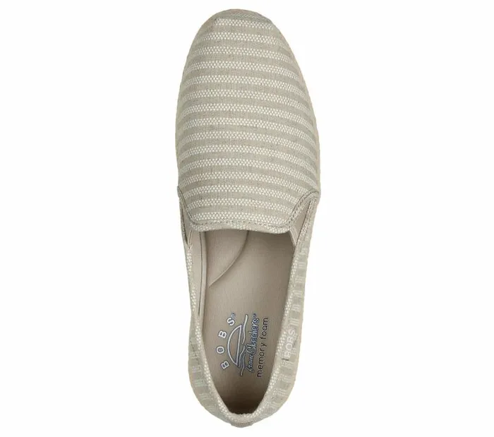 Skechers BOBS Urban Highlites 8211 Pattern Play Natural Women Canvas Shoes