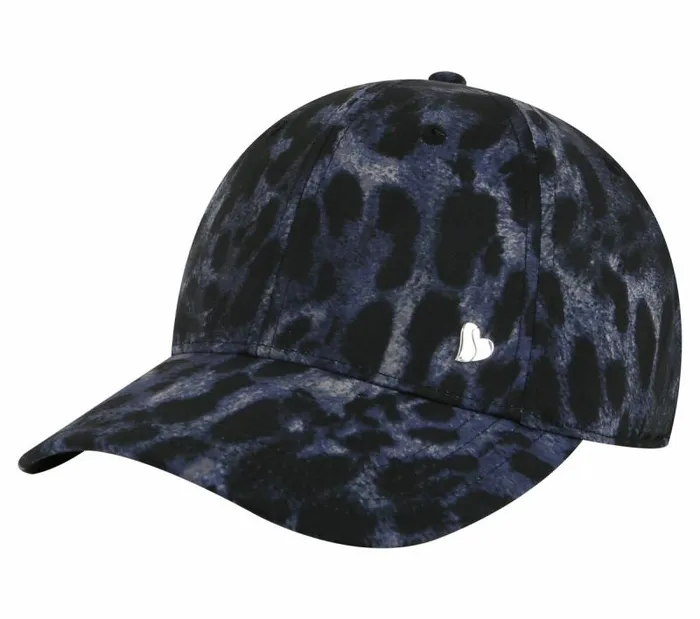 Skechers Cheetah Baseball Hat Navy Light Gray WomenMen Hats