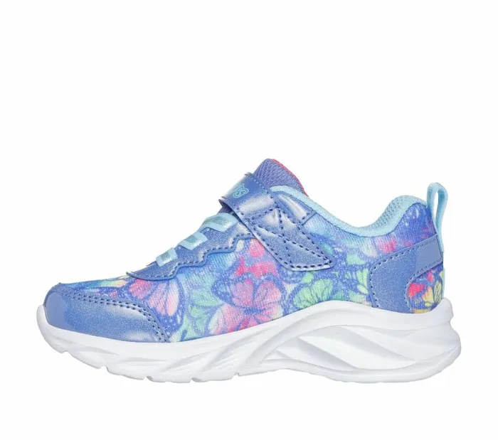 Skechers Coastline 8211 Flutter Fly Blue Multi Kids Athletic Shoes and Sneakers
