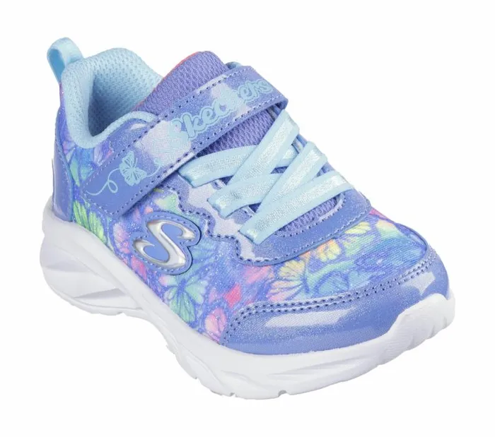 Skechers Coastline 8211 Flutter Fly Blue Multi Kids Athletic Shoes and Sneakers
