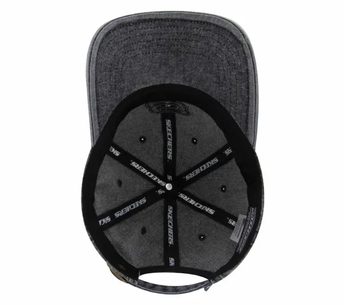 Skechers Denim Embroidered Hat Black WomenMen Hats Skechers Denim Embroidered Hat Black WomenMen Hats