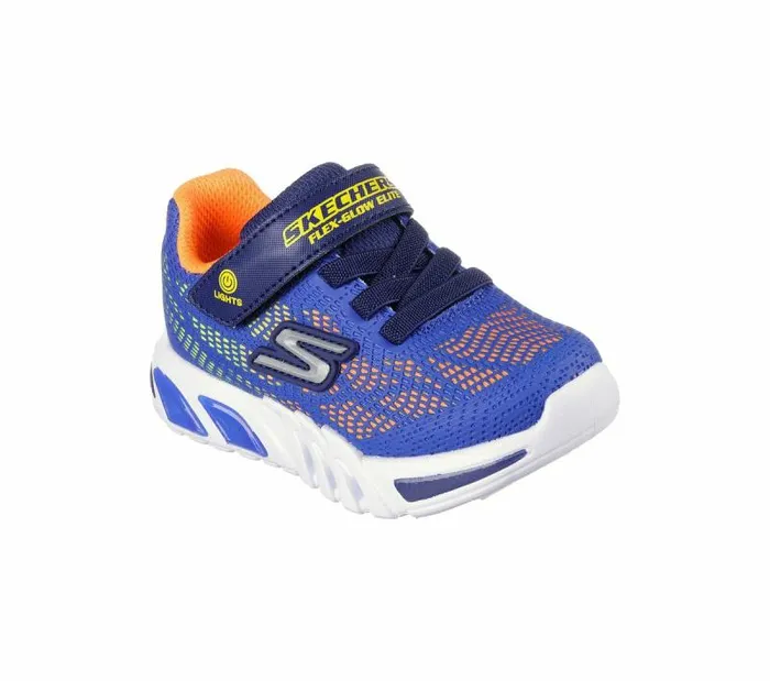 Skechers FlexGlow Elite 8211 Vorlo Royal Orange Kids Athletic Shoes and Sneakers Skechers FlexGlow Elite 8211 Vorlo Royal Orange Kids Athletic Shoes and Sneakers