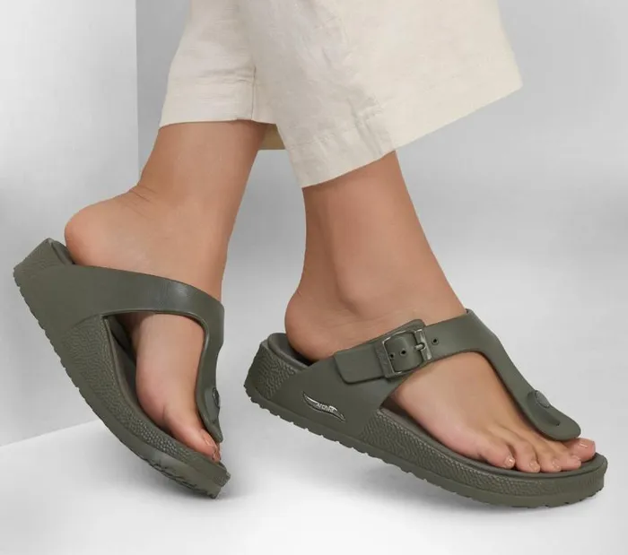 Skechers Foamies Arch Fit Cali Breeze 20 8211 Terra Vibe Olive Women Sandals Skechers Foamies Arch Fit Cali Breeze 20 8211 Terra Vibe Olive Women Sandals