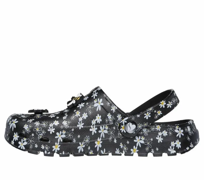 Skechers Foamies Arch Fit Footsteps 8211 Queen Bee Black Women SlipOns Skechers Foamies Arch Fit Footsteps 8211 Queen Bee Black Women SlipOns
