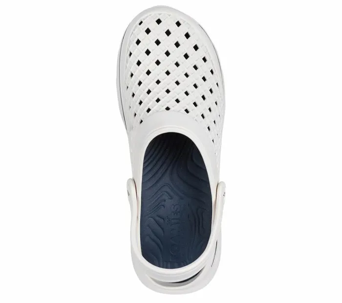 Skechers Foamies GO WALK 7 8211 Ambition White Navy Men SlipOns Skechers Foamies GO WALK 7 8211 Ambition White Navy Men SlipOns