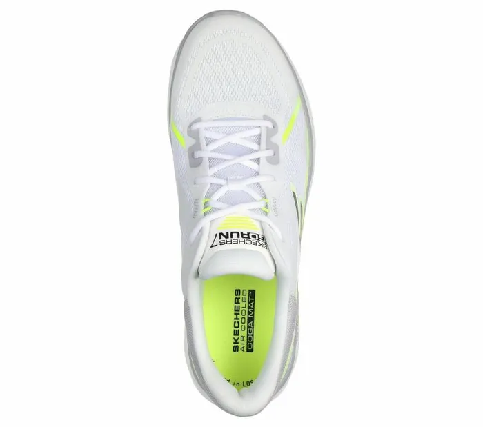 Skechers GO RUN 70 8211 Interval White Gray Men Athletic Sneakers Skechers GO RUN 70 8211 Interval White Gray Men Athletic Sneakers