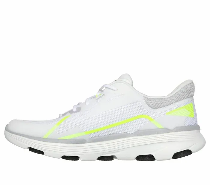 Skechers GO RUN 70 8211 Interval White Gray Men Athletic Sneakers Skechers GO RUN 70 8211 Interval White Gray Men Athletic Sneakers