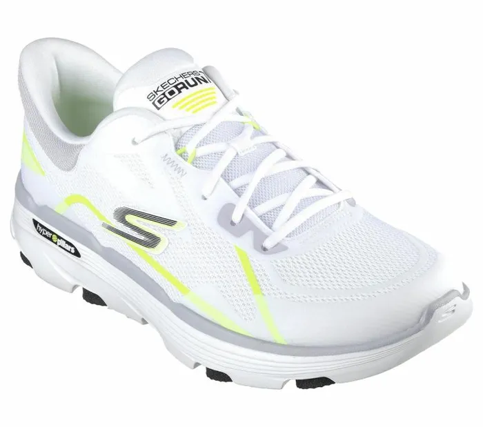 Skechers GO RUN 70 8211 Interval White Gray Men Athletic Sneakers Skechers GO RUN 70 8211 Interval White Gray Men Athletic Sneakers