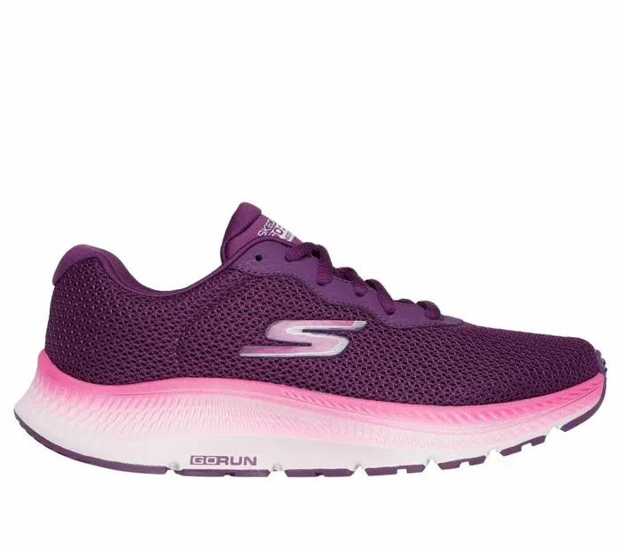 Skechers GO RUN Consistent 20 8211 Fast Pace Plum Women Athletic Sneakers
