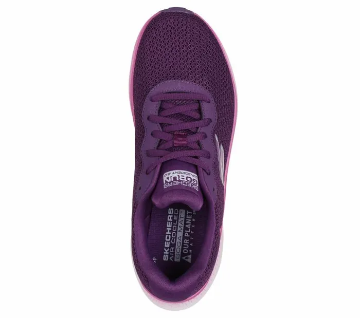 Skechers GO RUN Consistent 20 8211 Fast Pace Plum Women Athletic Sneakers