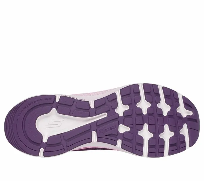Skechers GO RUN Consistent 20 8211 Fast Pace Plum Women Athletic Sneakers