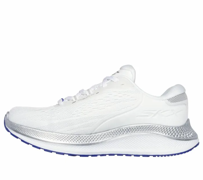 Skechers GO RUN Persistence 2 White Silver Women Athletic Sneakers