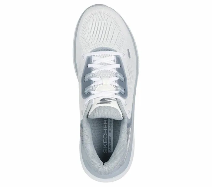 Skechers GO RUN Pure 4 White Gray Women Athletic Sneakers