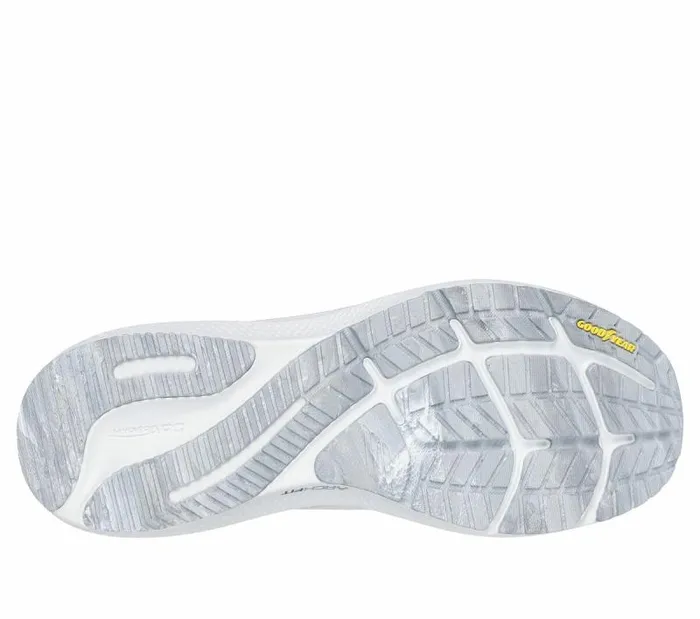 Skechers GO RUN Pure 4 White Gray Women Athletic Sneakers