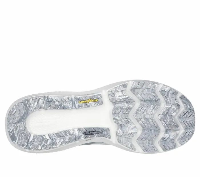 Skechers GO RUN Ride 11 White Gray Women Athletic Sneakers