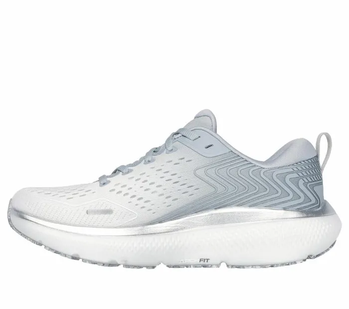 Skechers GO RUN Ride 11 White Gray Women Athletic Sneakers