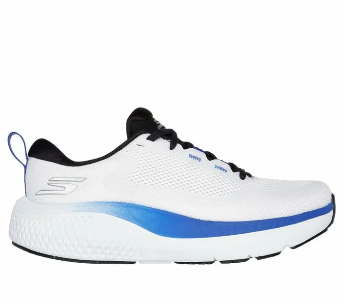 Skechers GO RUN Supersonic Max Wht Black Blue Women Athletic Sneakers