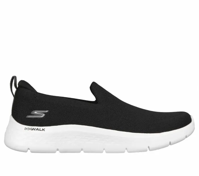 Skechers GO WALK Flex 8211 Rightful Black White Men Casual Sneakers