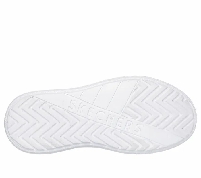 Skechers JGoldcrown Hyperlift White Multi Kids Lace Ups Skechers JGoldcrown Hyperlift White Multi Kids Lace Ups
