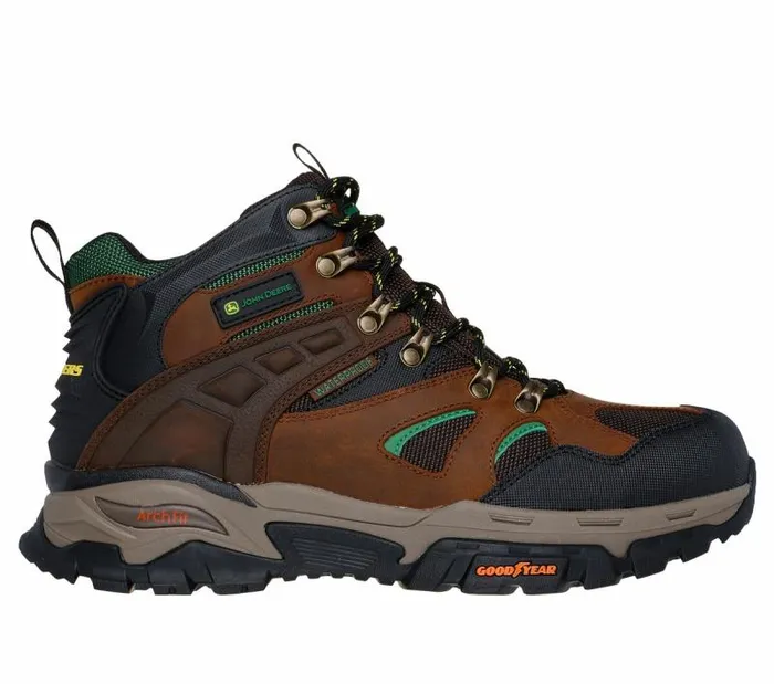 Skechers John Deere Arch Fit Tarver Brown Men Boots