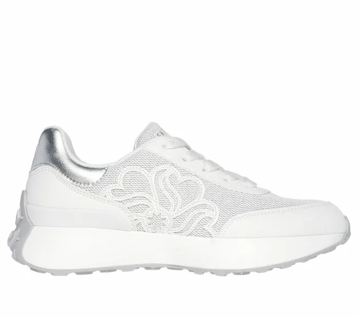 Skechers Lingo 8211 Glam Central White Women Casual Sneakers
