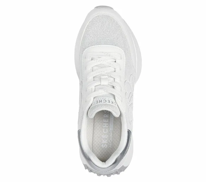 Skechers Lingo 8211 Glam Central White Women Casual Sneakers