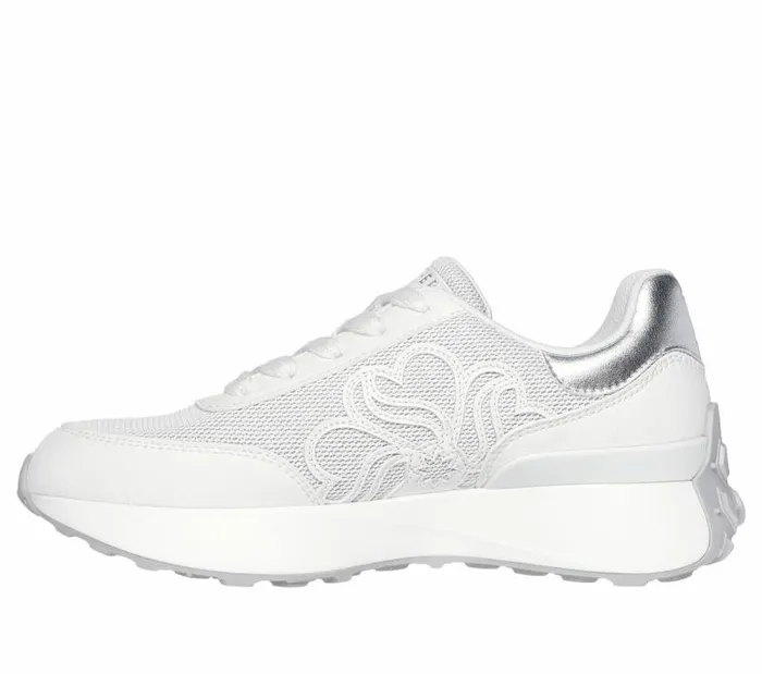 Skechers Lingo 8211 Glam Central White Women Casual Sneakers