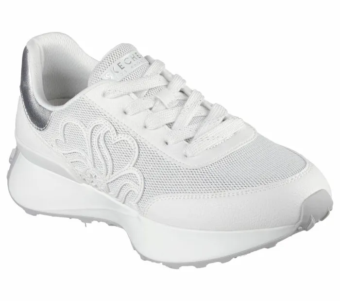 Skechers Lingo 8211 Glam Central White Women Casual Sneakers