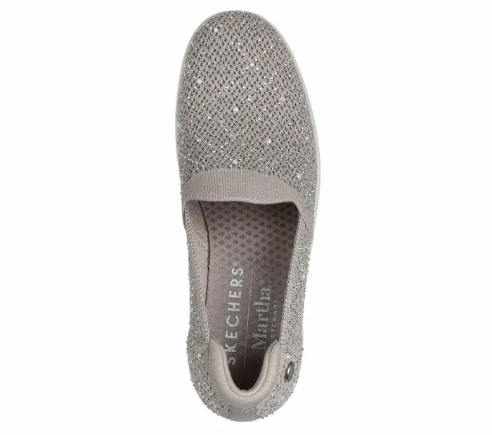Skechers Martha Stewart PierLite 8211 My Reflection Taupe Women SlipOns Skechers Martha Stewart PierLite 8211 My Reflection Taupe Women SlipOns