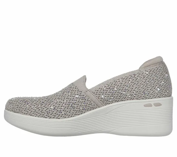 Skechers Martha Stewart PierLite 8211 My Reflection Taupe Women SlipOns Skechers Martha Stewart PierLite 8211 My Reflection Taupe Women SlipOns