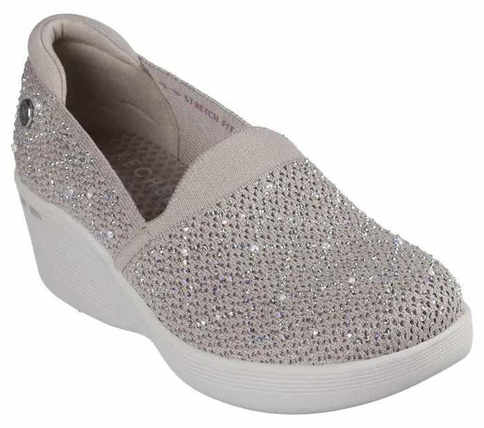 Skechers Martha Stewart PierLite 8211 My Reflection Taupe Women SlipOns Skechers Martha Stewart PierLite 8211 My Reflection Taupe Women SlipOns