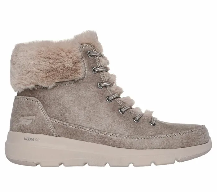 Skechers OntheGO Glacial Ultra 8211 Wonderland Taupe Women Boots